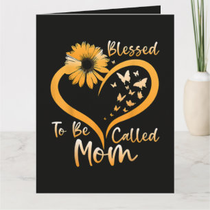 Tarjeta De Agradecimiento Bendecida por ser llamada Mamá