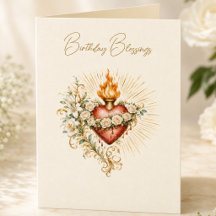 Bendición de cumpleaños católica del Corazón Inmac