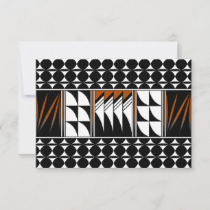 Tarjeta De Agradecimiento Bendiciones de plumas del suroeste