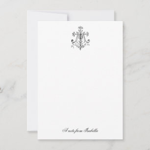 Tarjeta De Agradecimiento Bendita Virgen María Línea Arte Católico Religioso