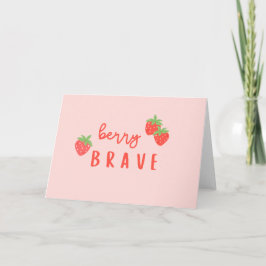 Tarjeta De Agradecimiento berry brave childhood cancer sick kids greeting