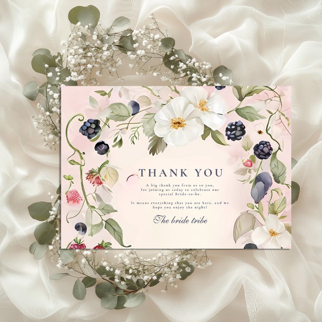 Tarjeta De Agradecimiento Berry en la ducha de amor (Subido por el creador)