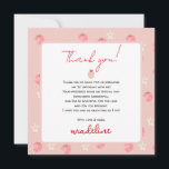 Tarjeta De Agradecimiento Berry First Birthday<br><div class="desc">Dulce Berry Primer Cumpleaños Tarjeta de agradecimiento</div>