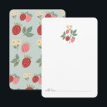 Tarjeta De Agradecimiento Berry First Strawberry Bouquet Nacimiento Cápsula<br><div class="desc">Berry First Strawberry Bouquet Birday</div>