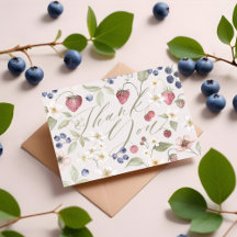 Berry Sweet Baby Shower Wild Berries & Flowers