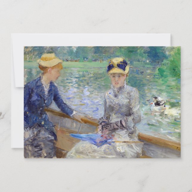 Tarjeta De Agradecimiento Berthe Morisot - Día del Verano (Anverso)