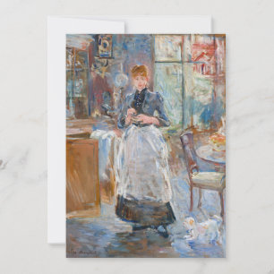 Tarjeta De Agradecimiento Berthe Morisot - En el Comedor