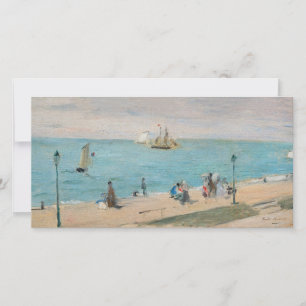 Tarjeta De Agradecimiento Berthe Morisot - En la playa, Les Petites-Dalles