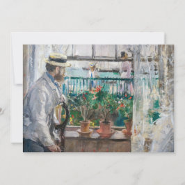 Tarjeta De Agradecimiento Berthe Morisot - Eugene Manet en la Isla de Wight