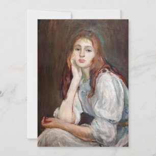 Tarjeta De Agradecimiento Berthe Morisot - Julie soñando