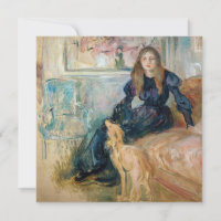 Berthe Morisot - Julie y su Greyhound Laerte
