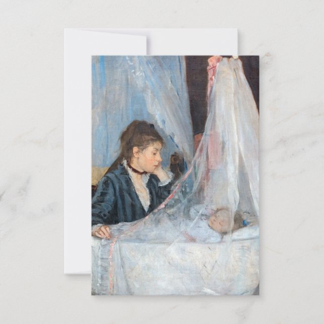 Tarjeta De Agradecimiento Berthe Morisot - La cuna (Anverso)