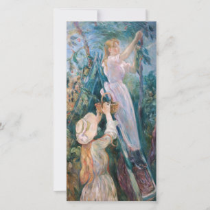 Tarjeta De Agradecimiento Berthe Morisot - La Recolectora de Cerezas