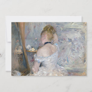 Tarjeta De Agradecimiento Berthe Morisot - Mujer en su tocador
