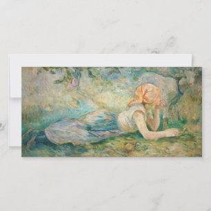Tarjeta De Agradecimiento Berthe Morisot - Pastores descansando
