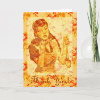 Tarjeta De Agradecimiento Bese al cocinero…