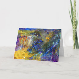 Tarjeta De Agradecimiento Bestia Azul en ejecución