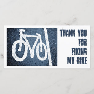 Tarjeta De Agradecimiento Bici del camino - gracias