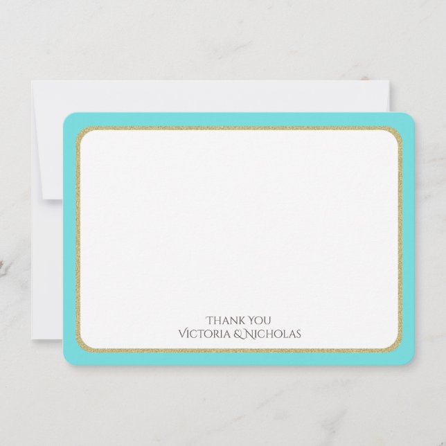 Tarjeta De Agradecimiento Bicicleta acuarela con cesta gracias (Anverso)