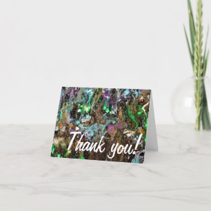 Tarjeta De Agradecimiento "Bienvenidos al jardín del Edén"