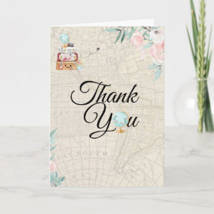 Tarjeta De Agradecimiento Bienvenidos al mundo   Baby Shower Gracias