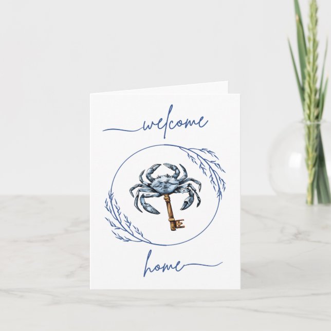 Tarjeta De Agradecimiento Bienvenidos al nuevo hogar Maryland (Anverso)