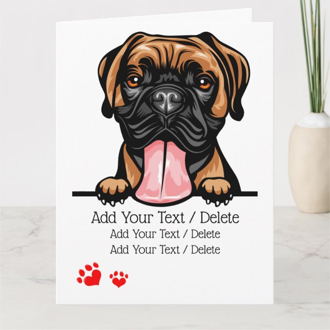 Tarjeta De Agradecimiento Big Card Puppy Love (Anverso)