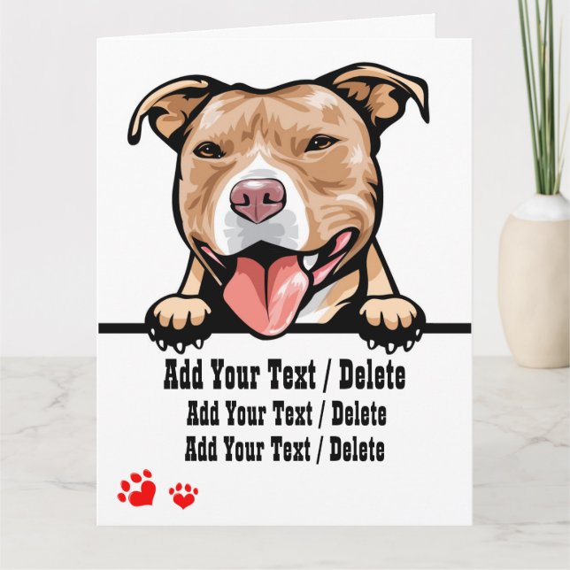 Tarjeta De Agradecimiento Big Card Puppy Love (Anverso)