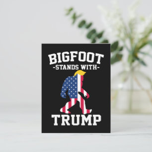 Tarjeta De Agradecimiento Bigfoot Apoya a Trump Elecciones 2024