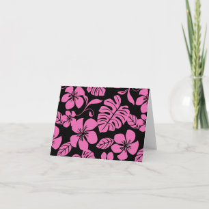 TARJETA DE AGRADECIMIENTO BIKINI ROSA (NEGRO/ROSA)