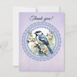 Tarjeta De Agradecimiento bird thank you card