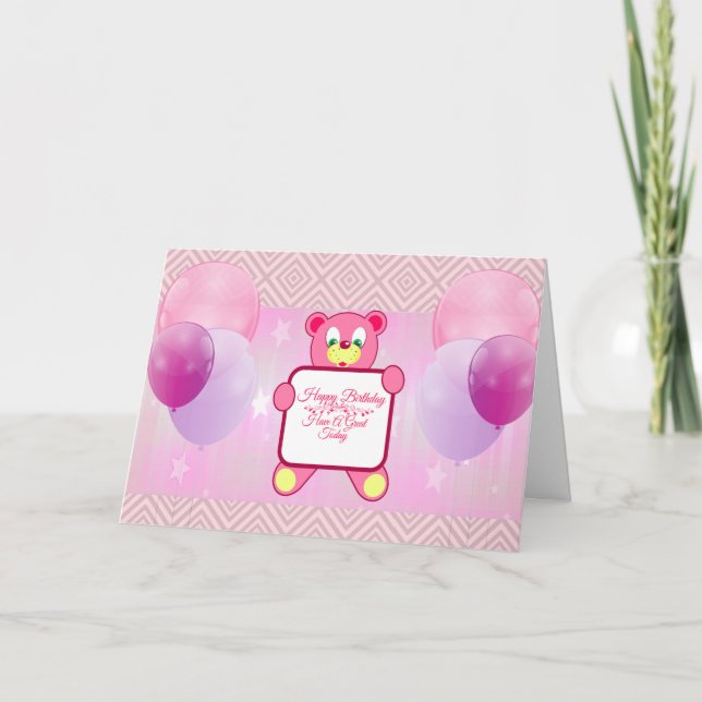 Tarjeta De Agradecimiento Birthday Card (Anverso)