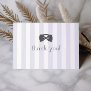 Tarjeta De Agradecimiento Bitty Bow Oh Boy Baby Shower