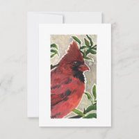 Blank - acuarela cardinal