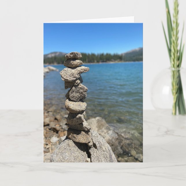 Tarjeta De Agradecimiento Blank Cairn (Anverso)