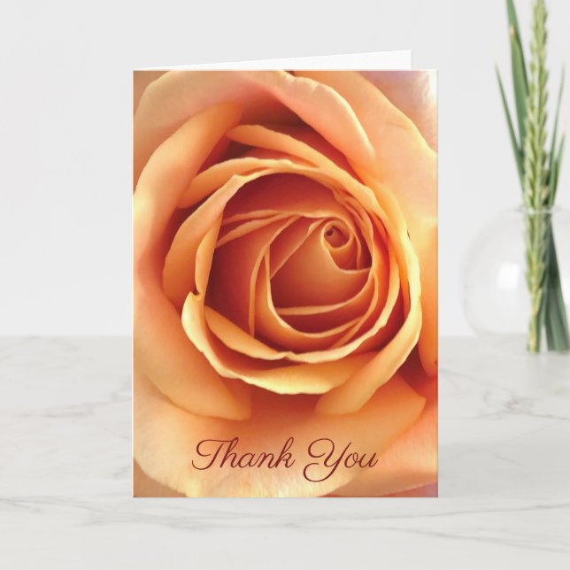 Tarjeta De Agradecimiento Blank Thank You Card (Anverso)