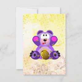 Tarjeta De Agradecimiento Blauer Honig Bär