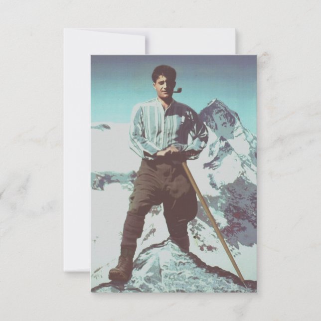 Tarjeta De Agradecimiento Blessed Pier Giorgio Frassati (Anverso)