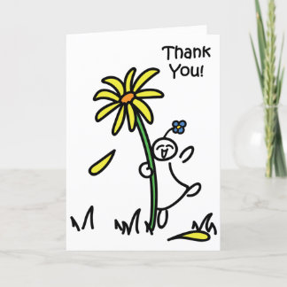 Tarjeta De Agradecimiento Bloomin impresionante le agradece