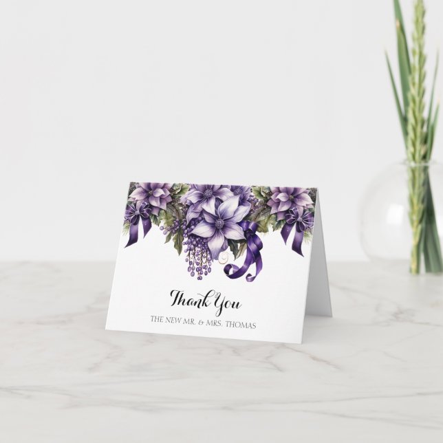 Tarjeta De Agradecimiento Blooms de Gratitud: Una carta plegada de agradecim (Anverso)