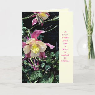 Tarjeta De Agradecimiento Blooms Kindness