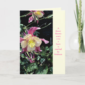 Tarjeta De Agradecimiento Blooms Kindness