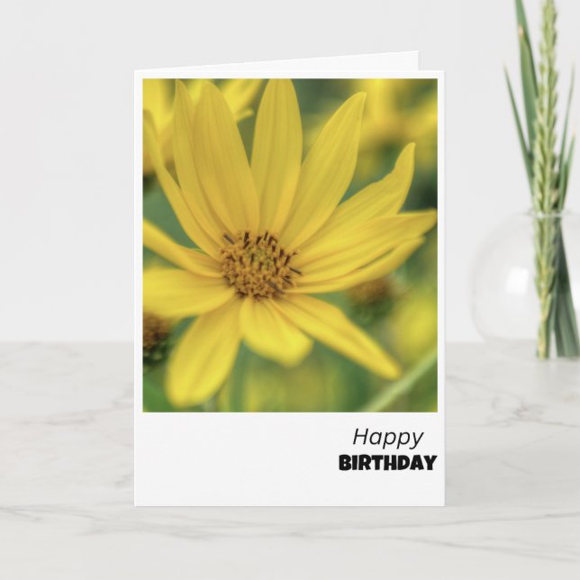Tarjeta De Agradecimiento Blossom of Joy Birthday Card (Anverso)