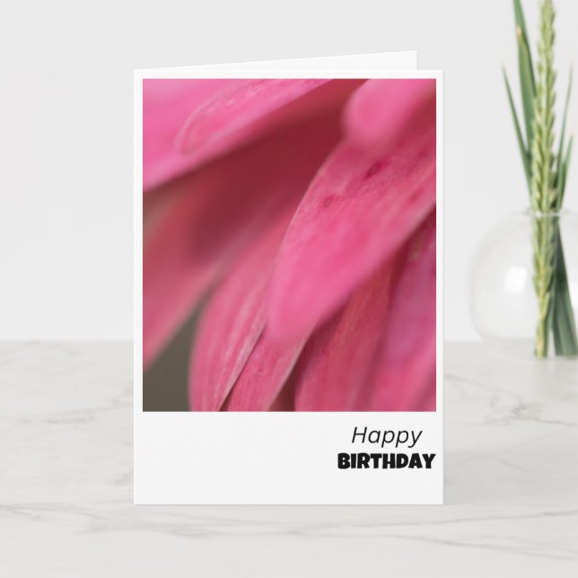 Tarjeta De Agradecimiento Blossoming Joy Birthday Card (Anverso)