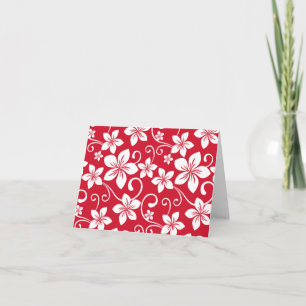 TARJETA DE AGRADECIMIENTO BLUE HAWAII (RED)