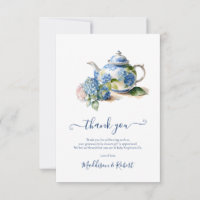 Blue Hydrangea Baby Shower Tea Fiesta