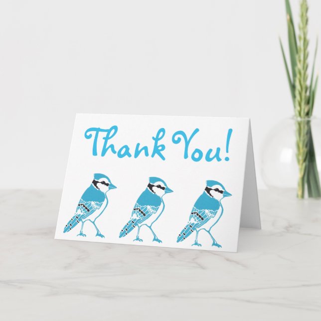 Tarjeta De Agradecimiento Blue Jays Thank You Card (Anverso)