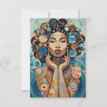 Tarjeta de agradecimiento "Blue Serenity"