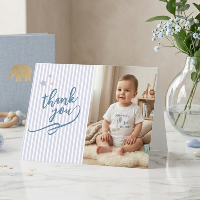 Tarjeta de agradecimiento Blue Silly Goose Cumplea (Subido por el creador)