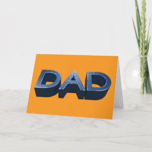 Tarjeta De Agradecimiento Blue Steel Dad